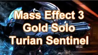 Mass Effect 3 | Gold Solo | ☣ Firebase White ☣ | Geth | Turian Sentinel