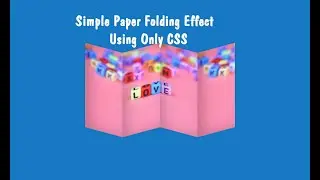 Simple Paper Folding Effect Using Only CSS - Css Hover Effects
