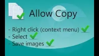 How to use Allow Copy Attempted Quiz VU or copy Text form those website not allow to copy text
