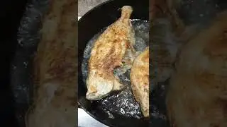 Камбала жареная.