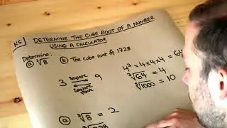Key Skill - Find the cube root of a number using a calculator.