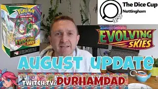Durham Dad UK Pokemon Twitch Streamer August Update - We're Off To The        Dice Cup Nottingham