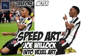 Speed Art Joe Willock into Vexel Art | Commission Artwork for Client