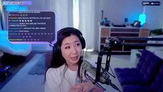 Leslie crying on stream because of toxic chat..