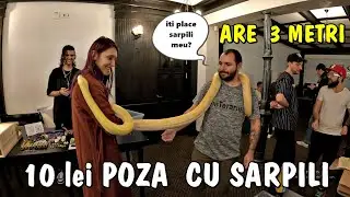 10 lei poza cu ȘARPILI de 3 metri - EXPO TERARISTICA PITEȘTI 2024