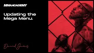 Updating the Mega Menu - MMA Academy