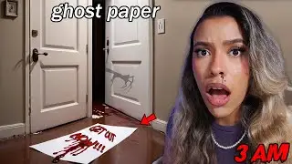 DO NOT PLAY THE GHOST PAPER CHALLENGE AT 3AM (YOU WON'T BELIEVE WHAT HAPPENED!!)