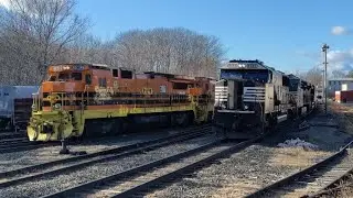 NS 22K at Gardner, Ma and P&W GRWO Chase