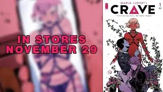 CRAVE by Maria Llovet trailer | Image Comics