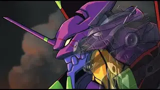 Evangelion with MechaGodzilla roars