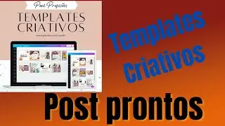 #artescriativas#templatescriativos#canva TEMPLATES Criativos Pack