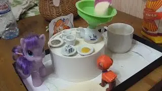 Зума, Гайка и Сумеречная Искорка пьют чай. Игра для детей.