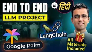 LLM Project | End to end LLM project Using Langchain, Google Palm in Retail Industry