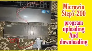 Microwin step7-200 Siemen plc programming cable | parameters upload And download in siemen plc
