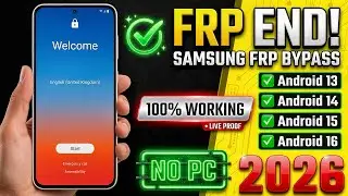 All Samsung FRP Bypass 2026 🔥 Android 11/12/13/14/15/16 | Latest Security  | Google Account Remove