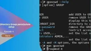 Episode 4 Directory Group permissions setup Part 2