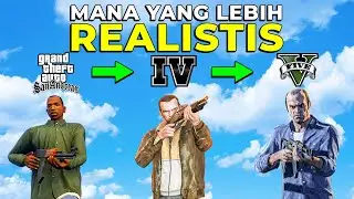 PILIH MANA GTA 5 VS GTA SAN ANDREAS VS GTA 4 - TREVOR DIEM AJA DITANGKEP POLISI