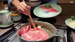 Matsusaka Beef Sukiyaki in Osaka - Gourmet Food in Japan