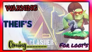 theif attacker brought loots of townhall 12 by best strategy against full armed TOWNHALL12