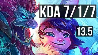 TRUNDLE vs NUNU & WILLUMP (JNG) | 7/1/7 | KR Grandmaster | 13.5