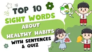 Top 10 Sight Words about Healthy Habits