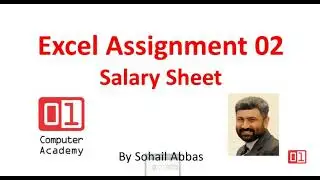 Excel Assignment 02 Salary Sheet