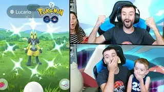 BRUTAL DÍA DE MEGA LUCARIO LVL 50 Y SHINY! [Pokémon GO-davidpetit]