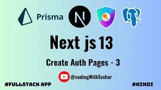 Full Stack Web Development with Next.js 13, TypeScript, Prisma, Next.js Auth, and Postgres.