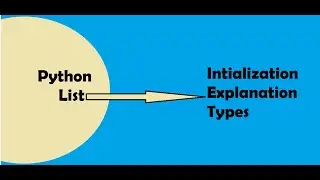 #2 How to create a python list | Type of list | 