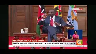 THERE WERE NO MASSACRE IN GITHURUI AFTER PROTESTS:PRESIDENT RUTO IN STATEHOUSE