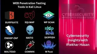 WEB Penetration Testing Tools in Kali Linux. #kalilinux #kalilinuxtutorial