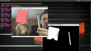Object Tracking Based on a Color-Range using C++, OpenCV, and cvBlob