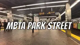 Green Line MBTA Park Street - Boston Common Subway Station