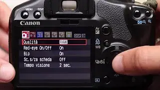 Canon  450d e 1000d Menu e Mie Impostazioni Preferite ITA