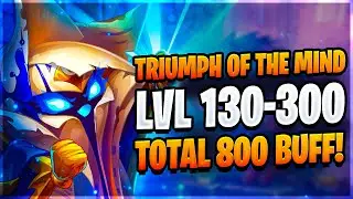 Level 130-300 | 800 Buff | 100% Win Rate | Triumph of the Mind | Hero Wars