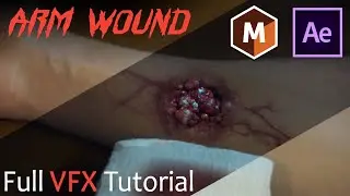 Arm Wound VFX — Full Visual Effects Tutorial with After Effects and Mocha AE