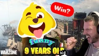 PLAYING WITH THIS FUNNY 9 YEARS OLD KID!