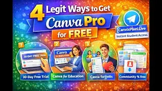 How to Get a Canva Pro Account for Free in 2025 (Working Method)