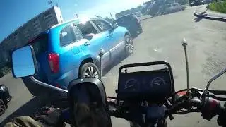 Racer Tourist 150. С работы домой по разбитым дорогам.