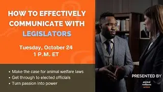 How to Effectively Communicate with Legislators