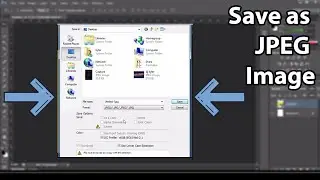 How To Save as JPEG Image in Adobe Photoshop