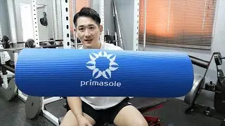 A video of an old man introducing yoga mats [Amazon.co.jp exclusive] Prima Sole Yoga Mat, 10mm th...