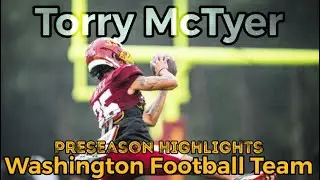 Torry McTyer | 2021 Preseason Highlights | Washington Football Team