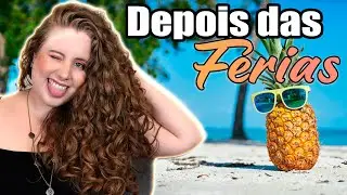 COMO RECUPEREI MEU CABELO DEPOIS DAS FÉRIAS - Rotina completa com finalização!