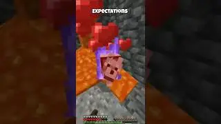 Expectation vs Reality in Minecraft 🤭😂 #shorts