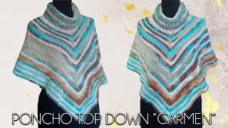 Guida passo passo: REALIZZARE Poncho top down 