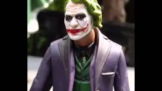 Custom Batman Tumbler & Custom Movie Masters The Dark Knight Bane & Joker
