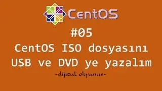 05 Centos ISO dosyası ile açılabilir medya #CentOS server eğitimi