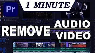 How to Remove Audio and Video || Premiere Pro tutorial