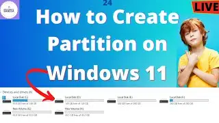 How to Partition on SSD in Windows 11 Without Formatting | Partition Hard Drives | Partition SSD